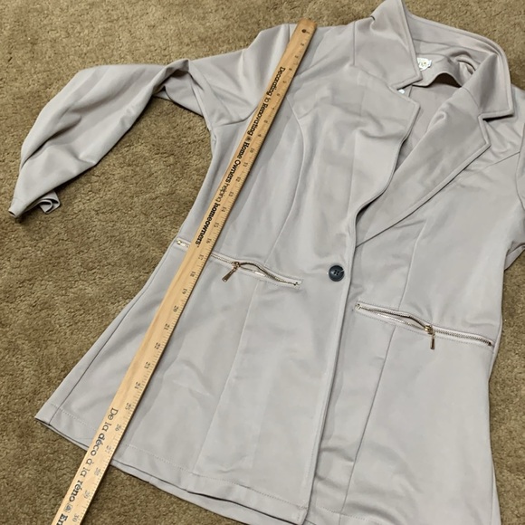 NWT Genhoo single button front jacket with lapels 🔴 - Picture 16 of 16